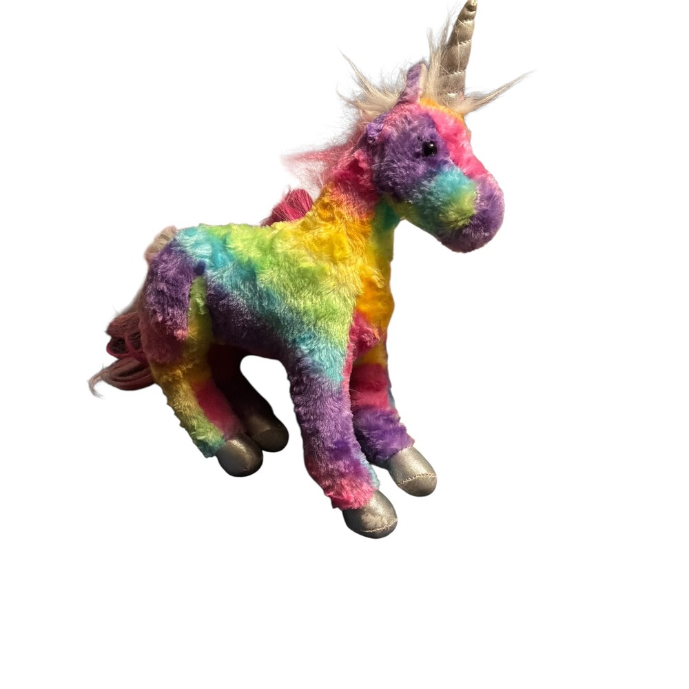 Rainbowcore Kids Douglas Unicorn Plush Toy 10" Multicolor